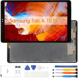 Pour Samsung Galaxy Tab A 10.5 T590 Lcd &Eacute;cran Pour Galaxy T590 Lcd Display &Eacute;cran Pour Samsung Galaxy Tab A 10.5 &Eacute;cran Tactile Digitizer Verre Assembl&eacute;e R&eacute;paration Kits Sm-T590 Sm-T595 - Neuf