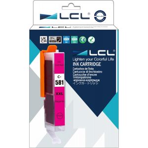 Cartouche D'Encre Compatible Cli-581 M Cli-581 Xl M Cli-581 Xxl M 1996C001 12.5 Ml (1Magenta) Remplacement Pour Canon Pixma Tr7550 Tr8550 Ts6150 Ts6151 Ts6250 Ts8150 Ts8151 Ts8152 [ENC941721] - Neuf