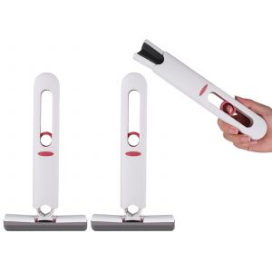 Mini balai &agrave; franges auto-essoreur pour le nettoyage de la maison et des fen&ecirc;tres - Lot de 2 - Neuf