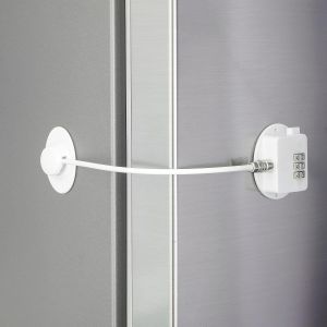 Serrures &Agrave; Combinaison &Agrave; Chiffres Pour Placards, Armoires, R&eacute;frig&eacute;rateurs Et Cong&eacute;lateurs, Serrures De S&eacute;curit&eacute; Pour Enfants, S&eacute;curit&eacute; Dans La Maison, Adh&eacute;sif, Sans R&eacute;sidus, Blanc - Neuf