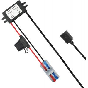 JGD-DC 10-60V r&eacute;ducteur de Tension &agrave; 5V 3A Max 15W USB Femelle convertisseur Adaptateur module r&eacute;ducteur de Tension(1USB) - Neuf