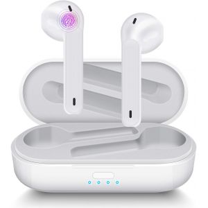 MEVRONISSHOP-couteurs st&eacute;r&eacute;o Bluetooth 5.0 sans fil, &eacute;tanche IPX6, appairage automatique, pour Huawei, Xiaomi, Samsung, iPhone - Neuf