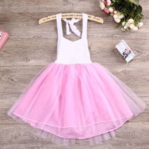 Robe De Mariee Sans Manches Pour Fille, Tenue De Soiree, Tutu, Tenue Longue, Pour Fete D'anniversaire - Neuf