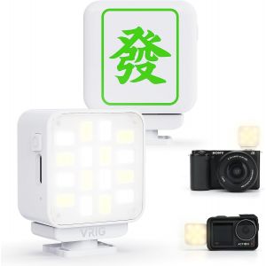 Mini Lumi&egrave;re Vid&eacute;o Avec Un Verrouillage Rapide Magn&eacute;tique, Lumi&egrave;re De Cam&eacute;ra D'Action Avec Batterie De 300Mah, Lumi&egrave;re Photo Portable Pour Dji Osmo Action 3/4/5 Pro&iquest;Blanc&iquest;[Z2851] - Neuf