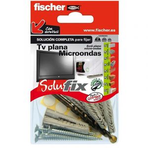 Fischer - Kit De Fixation Tv Plat/micro-ondes 502690 Solufix - Neuf