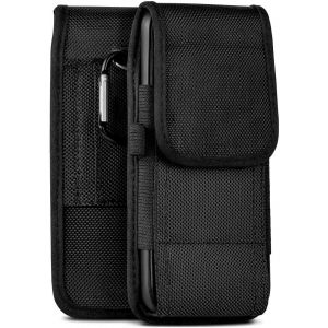 KALANKA-&Eacute;tui de ceinture pour t&eacute;l&eacute;phone portable Samsung Galaxy XCover 7 - Avec passant de ceinture - Robuste &agrave; 360 &deg; - Avec mousqueton - Noir - Neuf