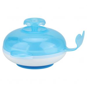 Bol Chauffant A Injection D'eau Pour Bebe, Recipient Isotherme Pour Aliments, Bleu - Neuf