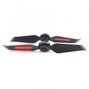 2 Hélices Compatible Avec Lumière Flash Led,Lames De Rc Drone Hélices Libération Rapide Cw Et Ccw Rechargeables Hélices Pour Drone Dji Mavic 2 Pro/Zoom Accessoires De Fantaisie-Générique - Neuf