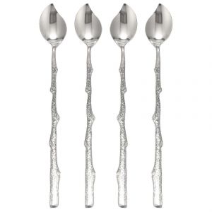 Cuillère À Long Manche Cuillère À Café À Glace,Cuillère À Café,Cuillère À Feuilles,4 Pièces - Neuf