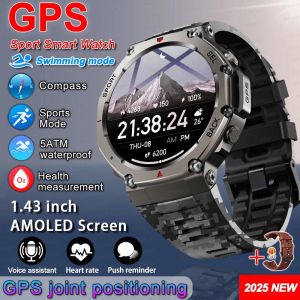 T-Rex 3 Ultra Gps Montre Intelligente 5 Atm Étanche Intégré Double Bande Gnss Boussole Militaire 170+Sport Smartwatch Hommes 2025 Nouvelle Montre.Camouflage Band 2.Built-In Gnss - Neuf