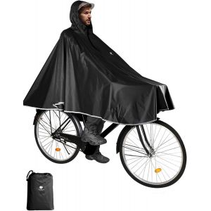 Subzonal-Imperm&eacute;able &Agrave; L'eau Cyclisme Capes Portable L&eacute;ger Pluie Poncho V&eacute;lo V&eacute;lo Compact R&eacute;utilisable Unisexe Pour Randonn&eacute;e Camping En Plein Air - Neuf