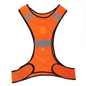 Gilet De Securite Led Reflechissant Haute Visibilite Reglable Pour La Course A Pied Nocturne Et Le Cyclisme - Neuf