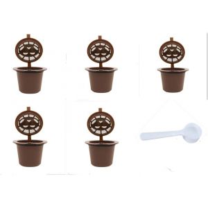 Capsule De Café Chaud Remplie De Coquille De Café pour Machine À Café Filte (5Pcs) - Neuf