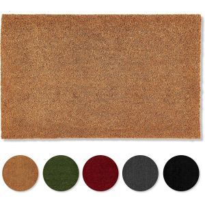 Subzonal-Paillasson Coco Antid&eacute;rapant - Tapis Pour L'ext&eacute;rieur Couvert Resistant - Fibre Naturelle Durable - 100% Coco 40x60 Cm Naturel - Neuf