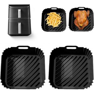 NouvelHorizonstore-Moule Silicone Air Fryer for COSORI Turbo Tower Pro Smart 10,8L Friteuse Sans Huile, R&eacute;utilisable Airfryer Accessoires Plat Silicone Panier for COSORI Airfryer CAF-DC112-AEU(6,5L & - Neuf