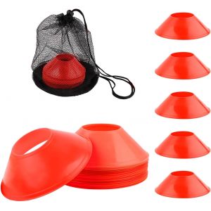 Acdsgd-25pcs C&ocirc;nes De Football Pour L'entra&icirc;nement Sportif, Mini C&ocirc;nes De Sport Flexibles C&ocirc;nes D'entra&icirc;nement De Football Pour Exercices De Course Jeux De Sport Patinage Pour Enfants - Neuf