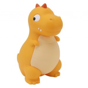 Hjlian Tirelire Dinosaure Mignonne, Dessin Anime, Resistante Aux Chutes, Decoration De Bureau, Cadeau Pour Garcons Et Filles, Grande Taille, Jaune - Neuf