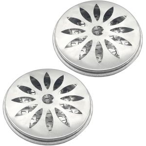 KALANKA-Lot de 2 Support spirale anti moustique en Acier Inoxydable, Porte spirale anti moustique Idéal pour la Maison, le Camping, les Voyages et les Terrasses - Neuf