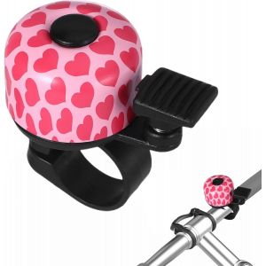 KAL-Sonnette De Vélo Puissante, Pour Enfants, Garçons Et Filles, Jolie Sonnette Colorée De Vélo Avec Motif - Neuf