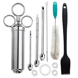 Injecteur De Marinade, Seringue De 60 Ml Pour Assaisonnement De Viande, Seringue Aromatis&eacute;e Pour Dinde - Neuf