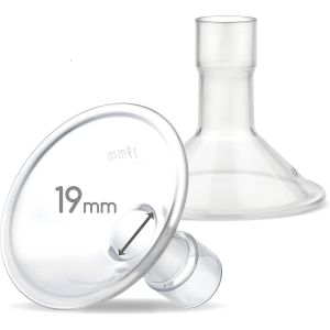 Myfit Boucliers De 19 Mm ; Compatible Avec Tire-Lait Medela - Personalfit, Freestyle, Harmony, Maxi, Freestyle Flex Connector; Se Connecte &Agrave; Un Connecteur Large/&Eacute;troit, 2 Pi&egrave;ces - Neuf