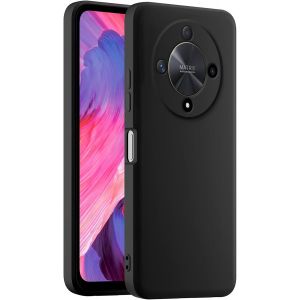 Kal-Coque De Téléphone En Silicone Colorée, Adaptée À Honor Magic6 Lite 5g (6.78"") - Noir - Neuf