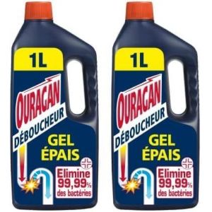 KAL-Déboucheur Gel Epais 15 Minutes 1 L (Lot De 2) - Neuf