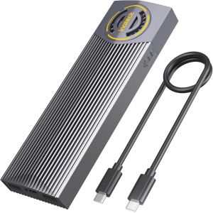 ChenQuanSarl-Usb 3.2 Gen 2 M.2 Nvme Ssd Boîtier Avec Ventilateur De Refroidissement, Pas Besoin D'Outil, Fe2023 - Neuf