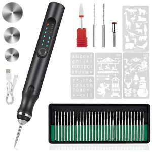 Stylo De Gravure Électrique,Graveur Rotatif Bricolage Pour Bijoux En Bois Verre - Neuf