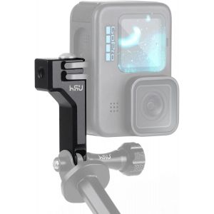 Vertical Mount for GoPro, 90&deg; Aluminum Mount Adapter for Hero 12/11/10/9/8/7/6/5/4/3 Action Cameras - Neuf