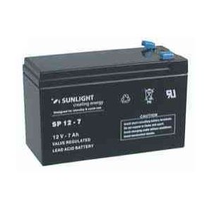 Batterie Sunlight Plomb &Eacute;tanche Agm Vrla 12v 7ah Pour Chariots De Golf - Neuf