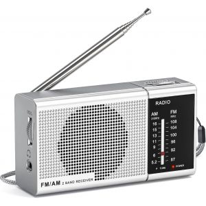 DTUB-Radio Portable,Fm/Am(Mw) Transistor Radio,Petite Radio A Pile De Poche Avec Excellente Réception,Excellente Qualité Sonore,Mini Radio Portable (Aa) - Neuf