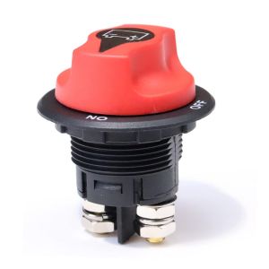 Interrupteur de batterie 12-24 V 50 A, coupe-circuit étanche, pour bateau, moto, yacht, voiture, bus, camping-car et UTV. - Neuf