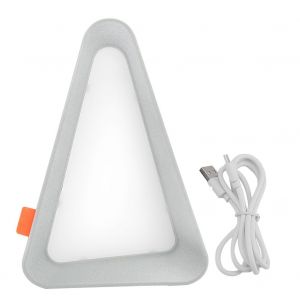 Hjlian Lampe De Table Led Portable A Capteur De Gravite Et Chargement Usb, Luminosite Reglable (Gris) - Neuf