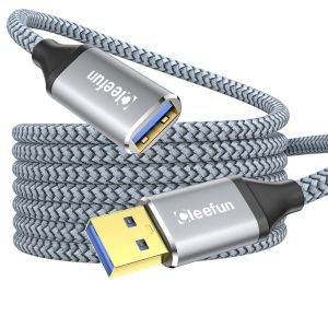 Kalanka-Usb 3.0 Extension Cable 3m, 5gbps Extension Cable Male A To Female A Compatible With Usb Stick, Usb Hub, Ps4/Ps5/Xbox Controller, Hard Disk, Printer, Webcam - Neuf