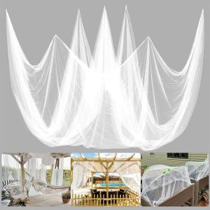 ASFASFq-Moustiquaire pour terrasse et jardin - En maille respirante - Pour plantes, arbres, tentes en plein air - Protection DIY - Découpe libre - Blanc - 3 x 3 m - Neuf