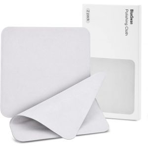 SUBZONAL-Compatible avec Chiffons de Nettoyage en Microfibre Apple, Chiffon Microfibre pour Écran D'affichage de Téléphone et D'ordinateur, Chiffon Lunettes de Vue, 15.8 × 15.8 cm, Lot de 2 - Neuf