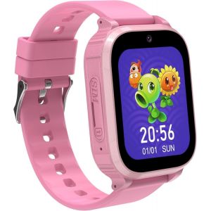 Montre Connectée Enfant 4g, Montre Intelligente Enfant Avec Gps, Appel Sos, Vidéo Chat, Mode Classe, Calendrier, Réveil, Jeux, 6 Cadrans, Ip68 Montre Connectée Enfants Cadeau D'anniversaire De Noël - Neuf