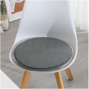 Lot De 4 Coussins De Chaise Ronds, Coussins De Siège En Mousse À Mémoire De Forme, Coussins De Chaise Antidérapants Adaptés Aux Tabourets De Bar, De Bureau Et De Salle À Manger B - Neuf
