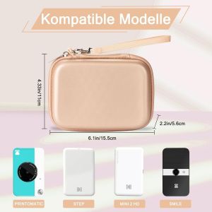 SUBZONAL-tui de protection rigide pour appareil photo num&eacute;rique instantan&eacute; Kodak Printomatic/Kodak Mini 2 HD/Kodak Step/Kodak Smile, or, &Eacute;tui pour appareil photo - Neuf