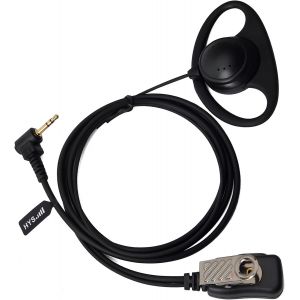Forme 2.5mm Oreillette avec Micro Casque Talkie-walkie Compatible avec Motorola Talkabout TLKR T6 T60 T82 T82 Extreme T92 2 Way Radio - Neuf