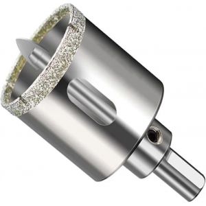 Mèche diamantée pour carrelage - 35mm - Scie cloche avec mèche de centrage pour carrelage,verre,porcelaine,céramique,marbre - Neuf