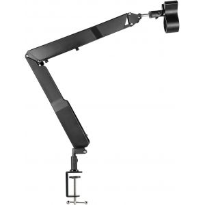 lbgwp60-Support De Microphone Filtre Anti-Pop, Réglable Pied De Microphone Bras De Suspension À C aux Microphone Avec Clip De Microphone, Tube De Rallonge De 4 Cm/20 Cm (Large) - Neuf