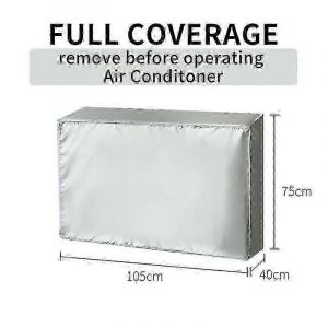 (105x40x75cm) Protection imperméable contre le soleil et la pluie Housse de climatiseur pare-soleil extérieur Sélection de tailles multiples SMTX f26 - Neuf