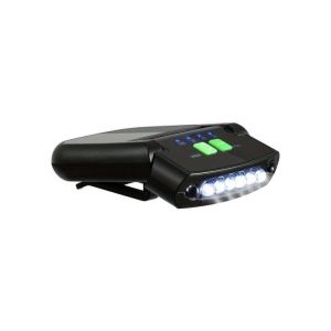 Lampe Frontale Rechargeable À 6 Led Avec Pince ¿ Lampe Torche À Détecteur De Mouvement Pour Le Camping, La Randonnée Et Les Activités Nocturnes ¿ Légère Et Durable - Neuf