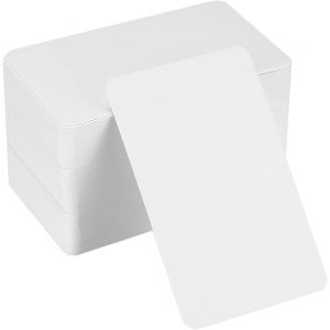 Mevronisshop-150 Pi&egrave;ces Cartes En Papier Kraft, Papier Carte De Visite, Flash Cards, Vierges, Carte De Postale Blanche, Carte De Remerciement - 8,9 X 5,2 Cm/3,5 X 2,04 Pouces - Neuf
