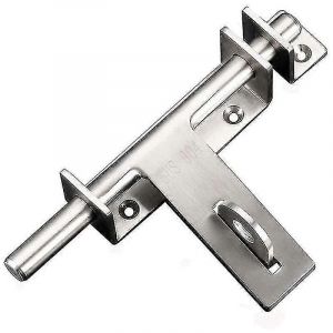 Serrure de porte coulissante en acier inoxydable 304 robuste avec boulons gauche et droit - Neuf