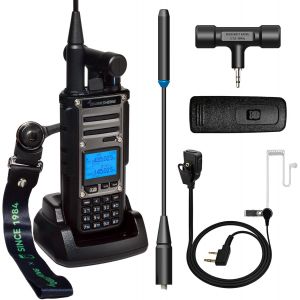Quansheng Tk-11(8) Talkie-Walkie 10W Vhf/Uhf 3000 Mah Prise En Charge De La Batterie R&eacute;ception Pleine Bande Et Transmission Multibande Analyseur De Spectre (Avec Tube Transparent) - Neuf