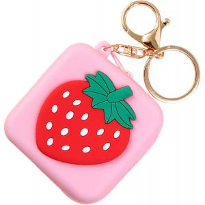 Porte-Clés Portefeuille | Porte-Clés De Sac Multifonctionnel Mignon | Petit Porte-Clés Porte-Monnaie | Portefeuille En Silicone | Petit Porte-Clé Portable Pour Et,Rose,Refer To Description, - Neuf