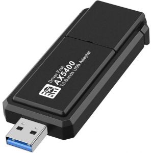 ChenQuanSarl-Adaptateur Wifi 6E Ax5400 Usb 3.0 5400Mbps Clé Réseau Sans Fil Triple Bandes 6Ghz Avec Antenne Pour Ordinateur Portable Pc - Neuf